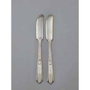 2 Butter Knife StratfordPlate Special Marked IS